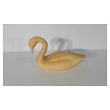 Unpainted decoy duck, 16"