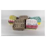 Large group of egg cartons