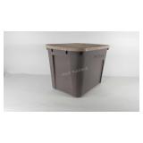 Homz 20 gallon tote with lid, lid does not
