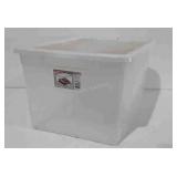 Sterilite 66 quart tote with lid
