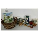 Primitive, country craft decor group,  wooden