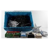 Christmas lights, white string lights, icicle