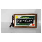 Advertising, Heineken lighted sign, works, chain