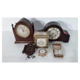 Clock group, includes Telechron and Junghans,