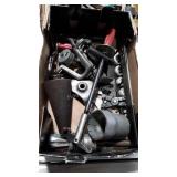 Tools, puller parts, hone, 2 3/8" socket, scale