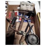 Tools, speed meter lube kit, wood plane, oil