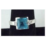 14k white gold ring 3.44g tested size 9