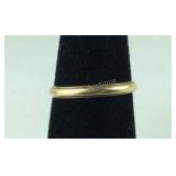 14k yellow gold ring 1.34g tested size 5.5