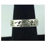 Sterling silver ring size 8, 4.99grams