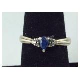 Sterling silver ring size 7.75