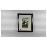 Signed and numbered eagle print, 19" × 23"