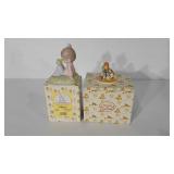 Two figurines, includes Enesco Precious Moments