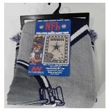 NFL triple woven jacquard cowboys throw, 50x60