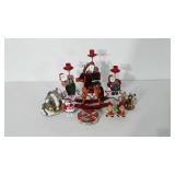 Holiday decor, includes W.M. Roger