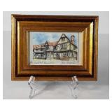 Little artist signed print of The Guildhall in