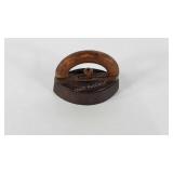 Cast iron sad iron with handle