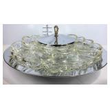 Lazy Susan snack and dip set