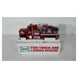 Hess Gasoline fire truck and ladder rescue, 2015,