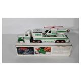 Hess gasoline truck and helicopter, 1995, with