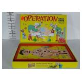 Operation game, all plastic playing pieces
