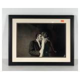 Elvis Presley "The Kiss" picture, framed and