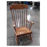 Rocking Chair, armed high back spindle Bedroom