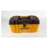 Craftsman poly toolbox with variety of tools