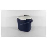 Coleman cooler on wheels, 14" × 10" × 14"