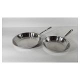All-Clad skillets, 10.5" and 12.5"