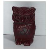 Cast metal owl figure, 3.5" tall