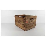 H.S. Zigler, Timberville VA crate, 18" × 15" ×