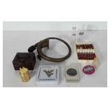 Mixed group, includes spoon set, shot glass,