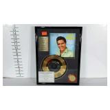 Special edition gold plated record, Elvis,