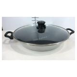 Ultrex2 18-10 stainsteel skillet with lid