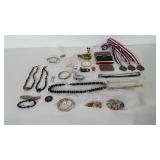 Jewelry, includes necklaces, bangles, earrings,