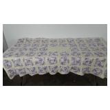 Crocheted blanket, 68x48