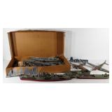 Models of military boats and planes, parts and