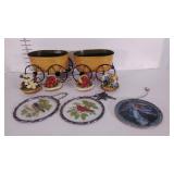 Home decor group, Home Interiors candle toppers,