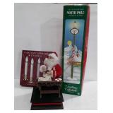 3pc Christmas Decorations lot, seller code U