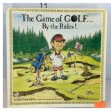 The game of golf by the rules board game