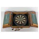 Brookstone Dartboard with cabinet &