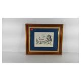 Rudisel Tannery house print, signed and numbered,