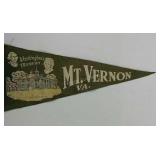 Mt. Vernon pennant,  28"