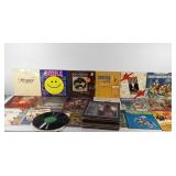 Vinyl records, includes mostly Christmas, also