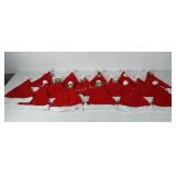 Fifteen 16" Santa hats