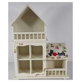 House style display cabinet with painted Scottish