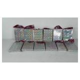Twelve fancy gift boxes, factory sealed, 5x7 and