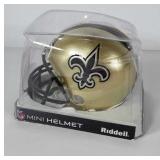 Riddell NFL Saints mini helmet, unopened