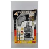 Four way microscope set in box