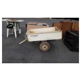 Hechinger Lawn Tractor Dump Cart, 10cuft. Used of